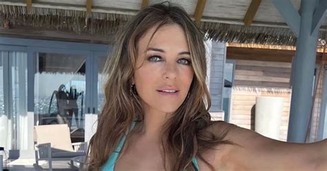 Liz Hurley Hailed Hottest Woman On Earth As She Shows Off Ageless Beauty In Teeny Bikini
