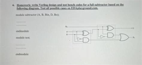 Solved Homework Write Verilog Design And Test Bench Chegg