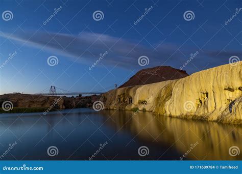 Hot Springs State Park In Thermopolis Stock Photo Image Of Famous Green