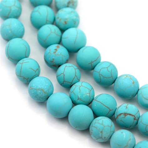 Turquoise Reconstituted Matte Of Round Shape Measuring Mm X Cm