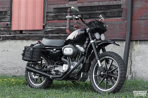 Off Road Sportsters Garage Built Harley Sportster Adventure Bikes