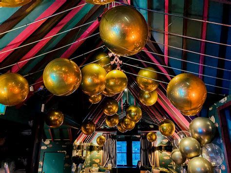 Suspended Balloon Ceilings Installations By Bubblegum Balloons