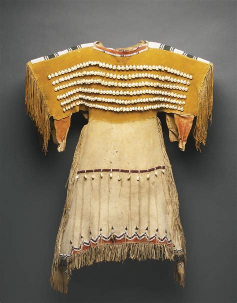 Southern Cheyenne Beaded And Fringed Hide Girls Dress Sothebys May