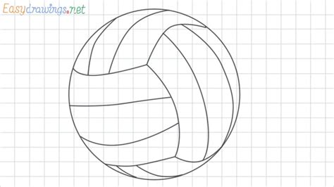 How To Draw A Volleyball Step By Step 7 Easy Phase