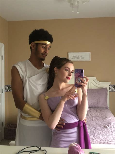 Hercules And Meg Halloween Costume 🏛️🏹⚡️ In 2024 Pretty Halloween Costumes Cute Couple