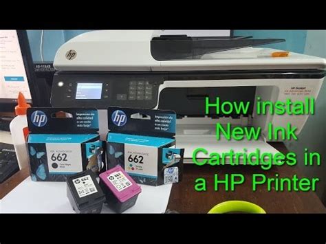 How To Replace Or Install A Hp Ink Cartridge Youtube