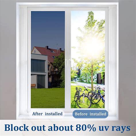 Window Privacy Film One Way Window Film Privacy Window Tinting Film Reflective Mirror Privacy