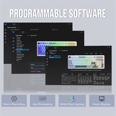 Epomaker X Aula F Wireless Mechanical Keyboard Gasket With Hot Swap Padding Bluetooth Mah