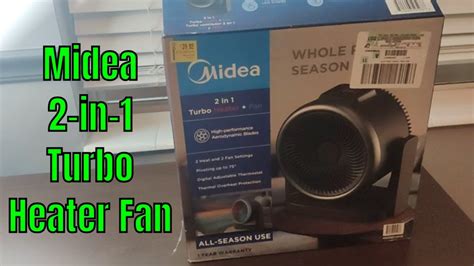 Midea In Turbo Heater Fan Unboxing Youtube