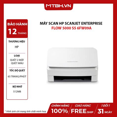 Máy Scan HP ScanJet Enterprise Flow 5000 s5 6FW09A Máy Tính Biên Hòa