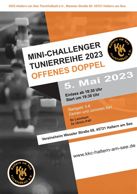 Mini Challenger Serie Haltern 2023 KKC Haltern Am See E V