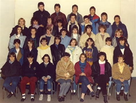 Photo de classe 2nde 9 de 1985 Lycée Gay Lussac Copains d avant