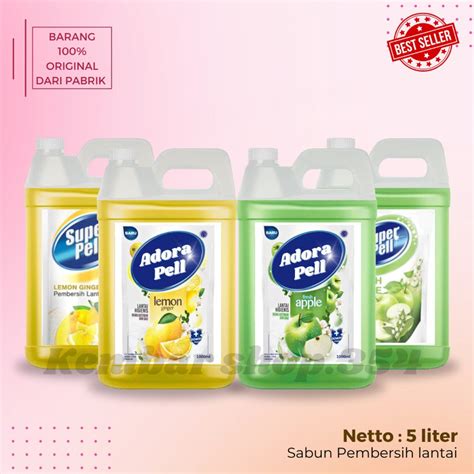 Jual Promo Super Pell Pembersih Lantai 5 Liter Cairan Pembersih