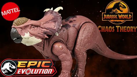 Mattel Chaos Theory Pachyrhinosaurus Review Jurassic World Epic Evolution Wild Roar Youtube