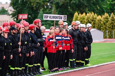 Powiatowe Zawody Sportowo Pożarnicze 2022 Miasto Klimontów wita