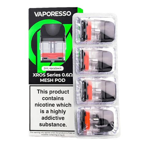 Vaporesso Xros Replacement Pods 4 Pack Hogvaping