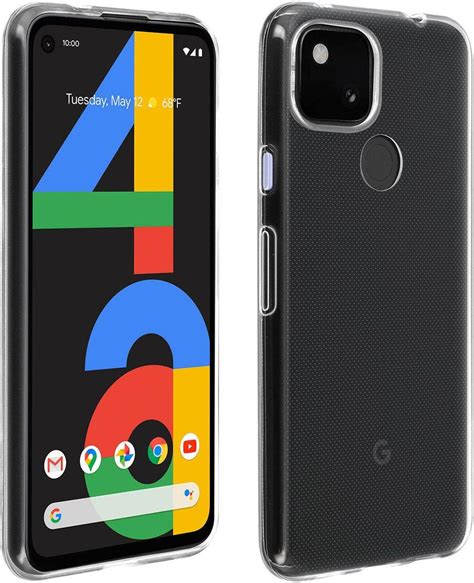 Avizar Osłona Google Pixel 4A Miękki Silikon I Folia Ze Szkła