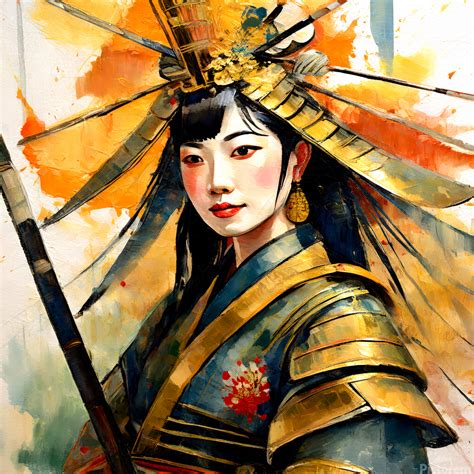 Female Japanese Samurai Warrior Thea Menagh