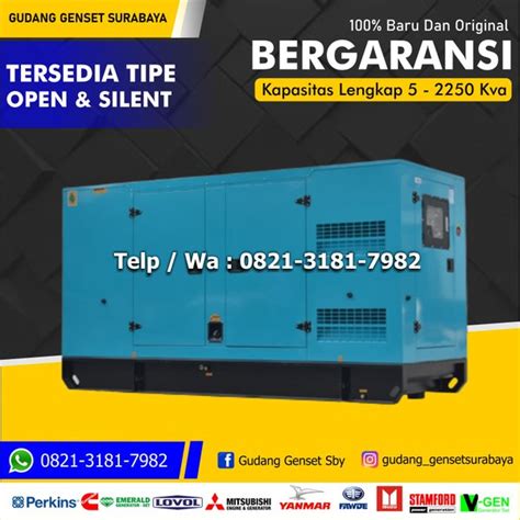 Jual Genset Silent Kva Kva Perkins Genset Kva Genset Kva