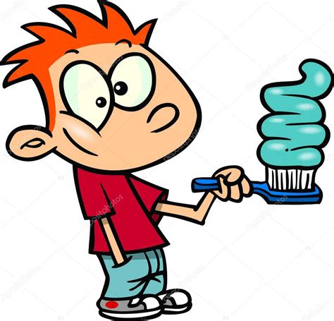 Kid Brushing Teeth Clipart Free Download On Clipartmag