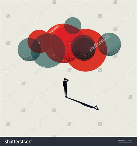 Information Overload Vector Concept Symbol Stress Stock Vector Royalty