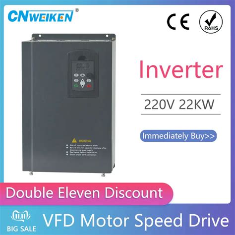 Single Phase Vfd Ac Drive 22kw30kw 220v Frequency Converter 3 Phase