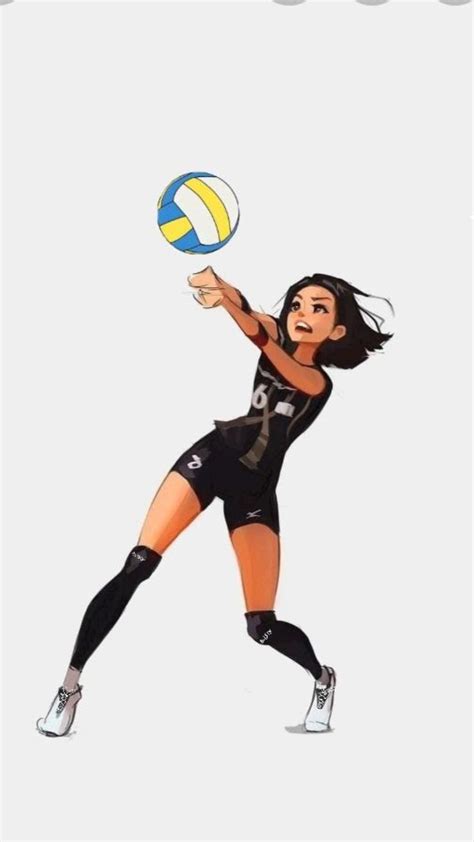 Pin By Sarai On Guardado R Pido Volleyball Drawing Volleyball