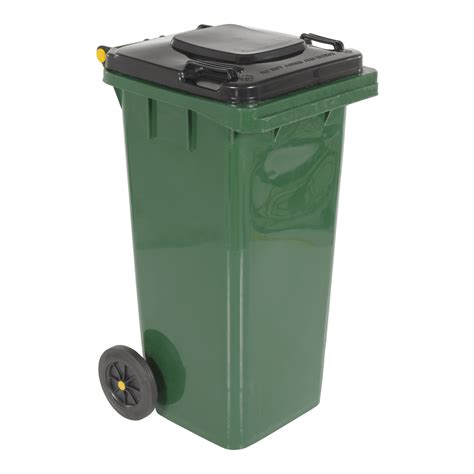 Vestil High Density Polyethylene 32 Gallon Trash Can Green Th 32 Grn