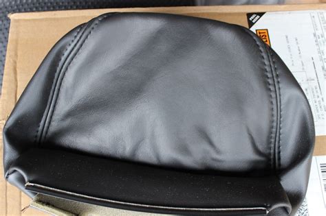 New Genuine Saab 9 7x Leather Seat Headrest Cover Ebony Lh Rear Nla