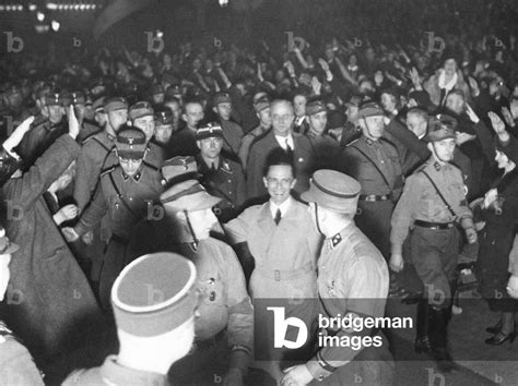 Joseph Goebbels In The Sportpalast In Berlin By