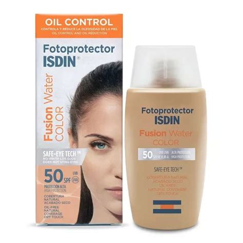 Protector solar Isdin Color FPS 50 Fusion Water en fluído de 50 mL