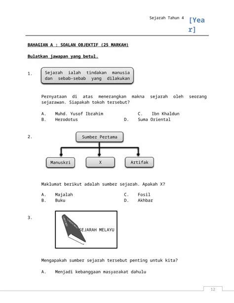 Docx Sejarah Tahun Web Viewsejarah Tahun Year