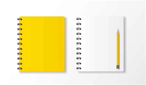 100 000 Yellow Notebook Paper Vector Images Depositphotos