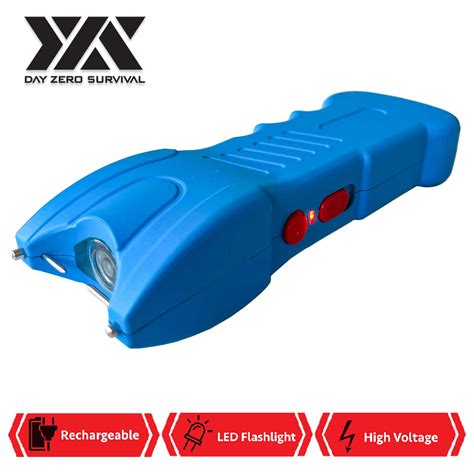 Million Volts Stun Gun Rechargeable With Led Flashlight B