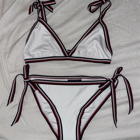 Tommy Hilfiger Bikini Super Cute White With Depop