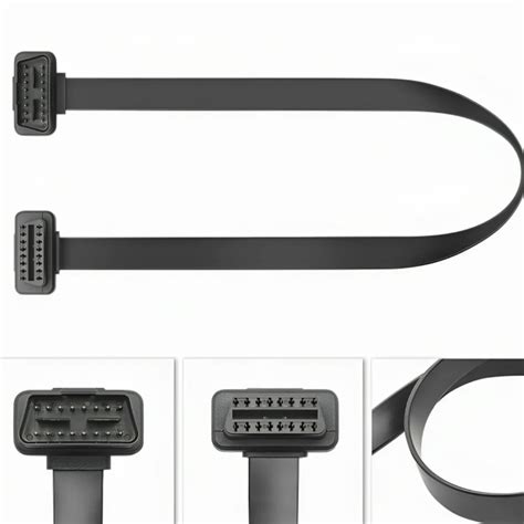 Obd Extension Cable For All Cars Pin Connector Male To Female