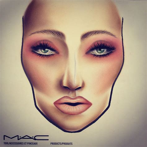 Mac Facechart Fro Me Follow Me On Instagram Pinkcolours Makeup