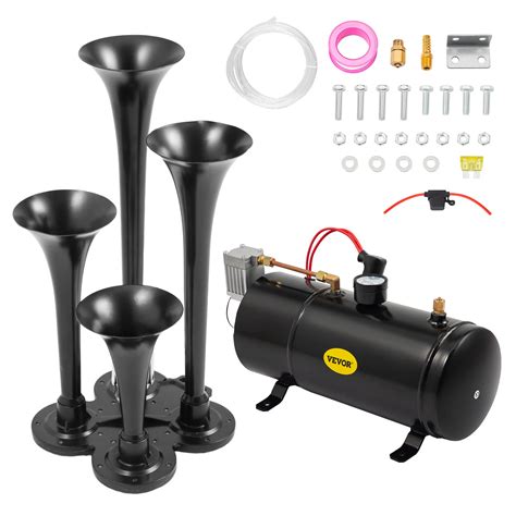 Buy VEVOR 150DB Train Horns Kit For Trucks Super Loud With 120 PSI 12V