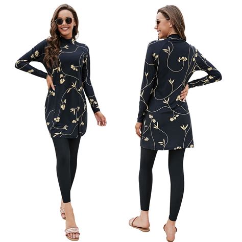 Ibtom Castle Women Muslim Swimsuits Modest Burkini Swimwear Islamic