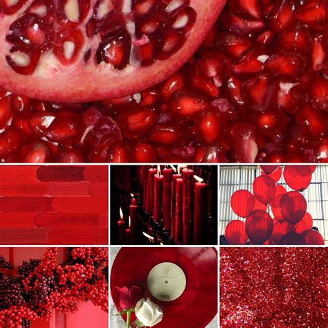 Warm It Up Red Colorful Decor Mood Board Mood Board Design