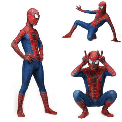 Erwachsene Classic Raimi Spiderman Kinder Halloween Cosplay Kost M