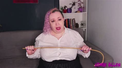 Stop Being A Dirty Boy BBW Nimue Allen Femdom Hairy P Caning Scolding Wmv Nimues