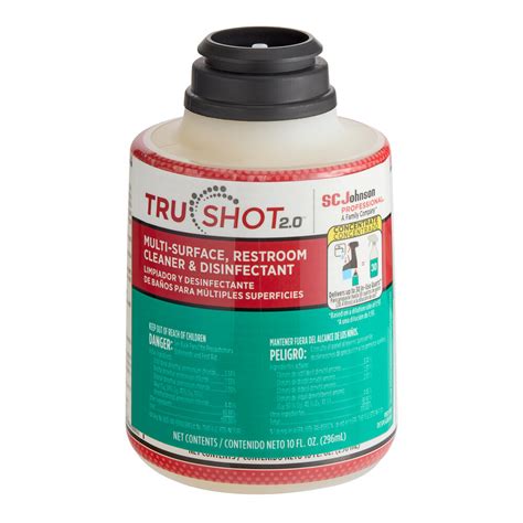 Sc Johnson Professional Trushot 2 0 315385 10 Oz Restroom Cleaner And Multi Surface