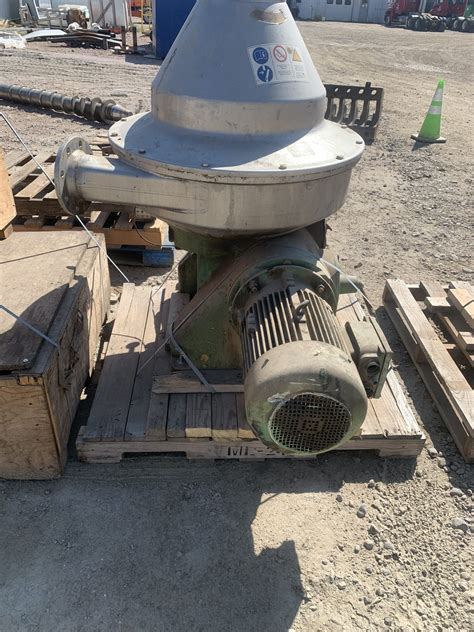 Gea Westfalia Rse 50 01 076 Disk Stack Centrifuge Kyte Centrifuge Llc