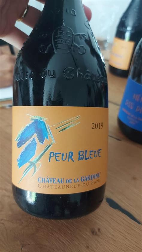 2018 Château de la Gardine Châteauneuf du Pape Peur Bleue France