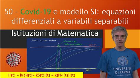 Istituzioni Di Matematica 50 Covid19 E Modello SI Equazioni