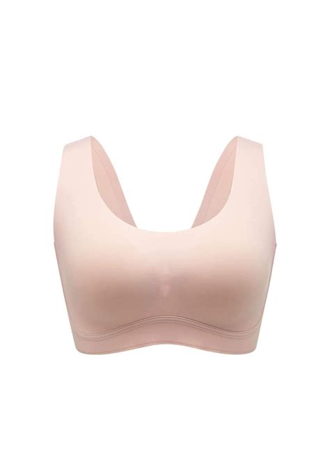 Hsia Wide Strap Seamless Removable Padded Cooling Wireless Bra