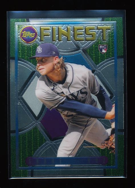 Topps Finest Flashbacks Shane Baz Rc Ebay