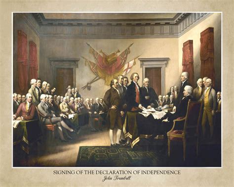 Signing Of The Declaration Of Independence Painting