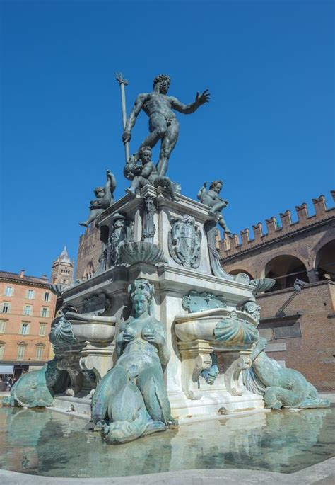 Fontana Di Nettuno A Bologna Italia Immagine Stock Immagine Di